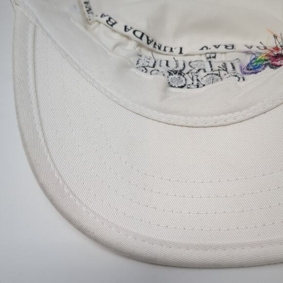 True Colors Cadet Army Cap White One Size Adjustable Embroidered Lunada Bay - Picture 8 of 9